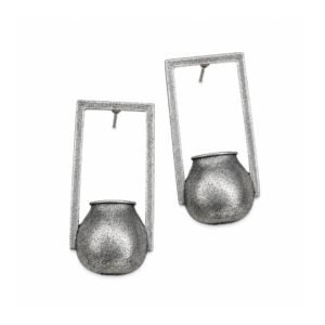 Tribal Pot Drop Earrings oxidised jewellery